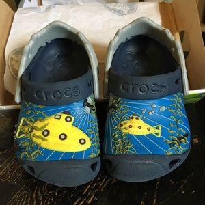 Crocs submarine scene clogs